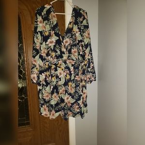 Floral Plus Size Romper